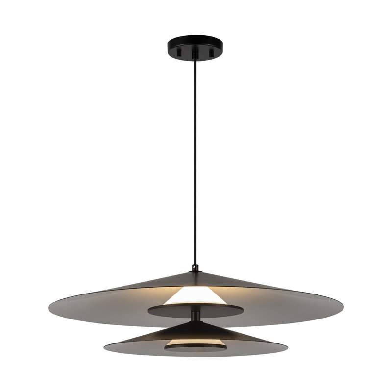 Cruz 2 - Light LED Pendant, Black/White