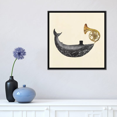 « baleinee song », impression sur toile