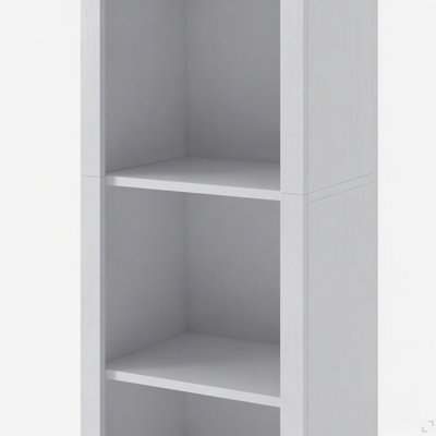 Petite bibliothèque cintrée de 170 cm, style moderne du milieu du siècle, bibliothèque ouverte à 5 niveaux, meuble de rangement décoratif autoportant pour salon, chambre à coucher, salle à manger