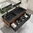 46.93" Wall-Mount Double Bathroom Vanity Base Only