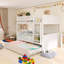 Lit superposé double avec lit gigogne simple-883711329