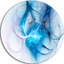 «Blue Nebula Star», impression sur métal-386639346