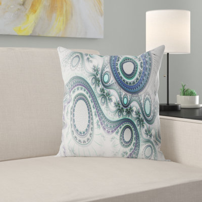 Abstract Reversible Throw Pillow