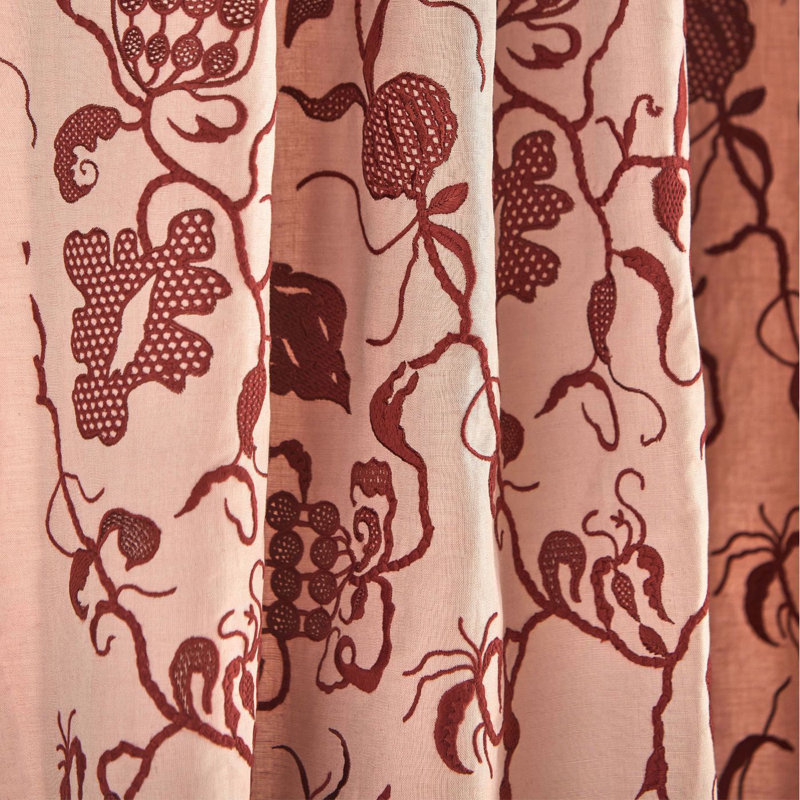 Giles Deacon Mydsomer Pickings Fabric, Conch/Madder