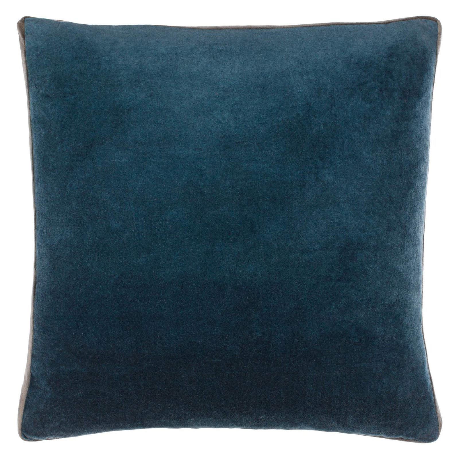  Nicholas Cotton Throw Pillow, Blue/Gray, Pillow Cover Only - No Insert, 20" x 20"