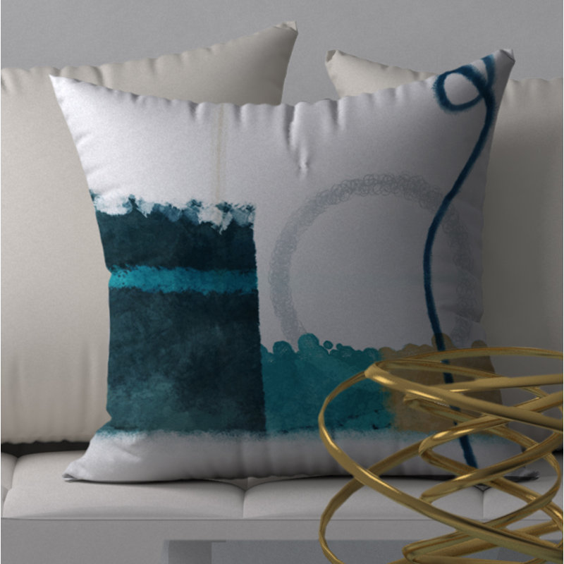 Housse de coussin carrée/insert, 18" x 18"