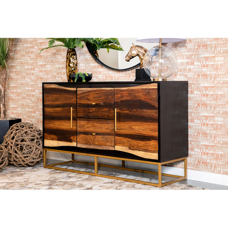 Pinnacle 57'' Solid Wood Sideboard