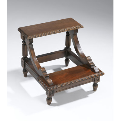 2-Step Wood Step Stool