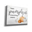  «Happy Pumpkin Everything Season», art mural sur toile avec lettres et lignes, 54 po x 40 po