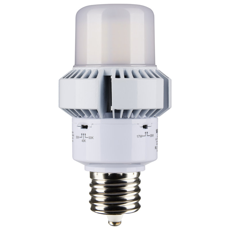 35 Watt - A-Plus 28 - LED - CCT Selectable And Wattage Selectable - Extended Mogul Base - Colorquick Technology - Powerquick Technology