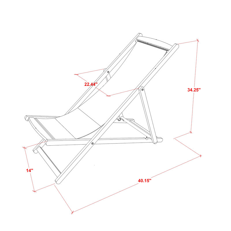 Chaise d'extérieur Monroe