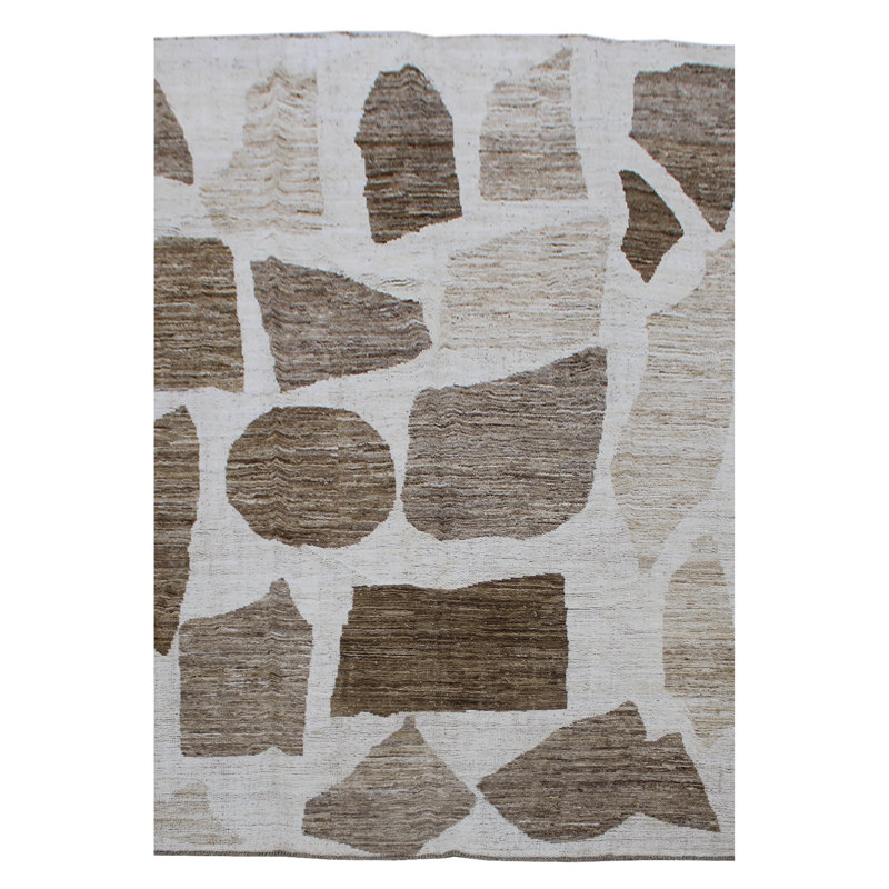 Wool Abstract Area Rug