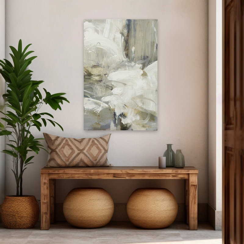 Abstract And Black Submerge II Art, 48" H x 32" W
