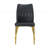 4 pcs PU Material Dining Chair with Soft Cushions