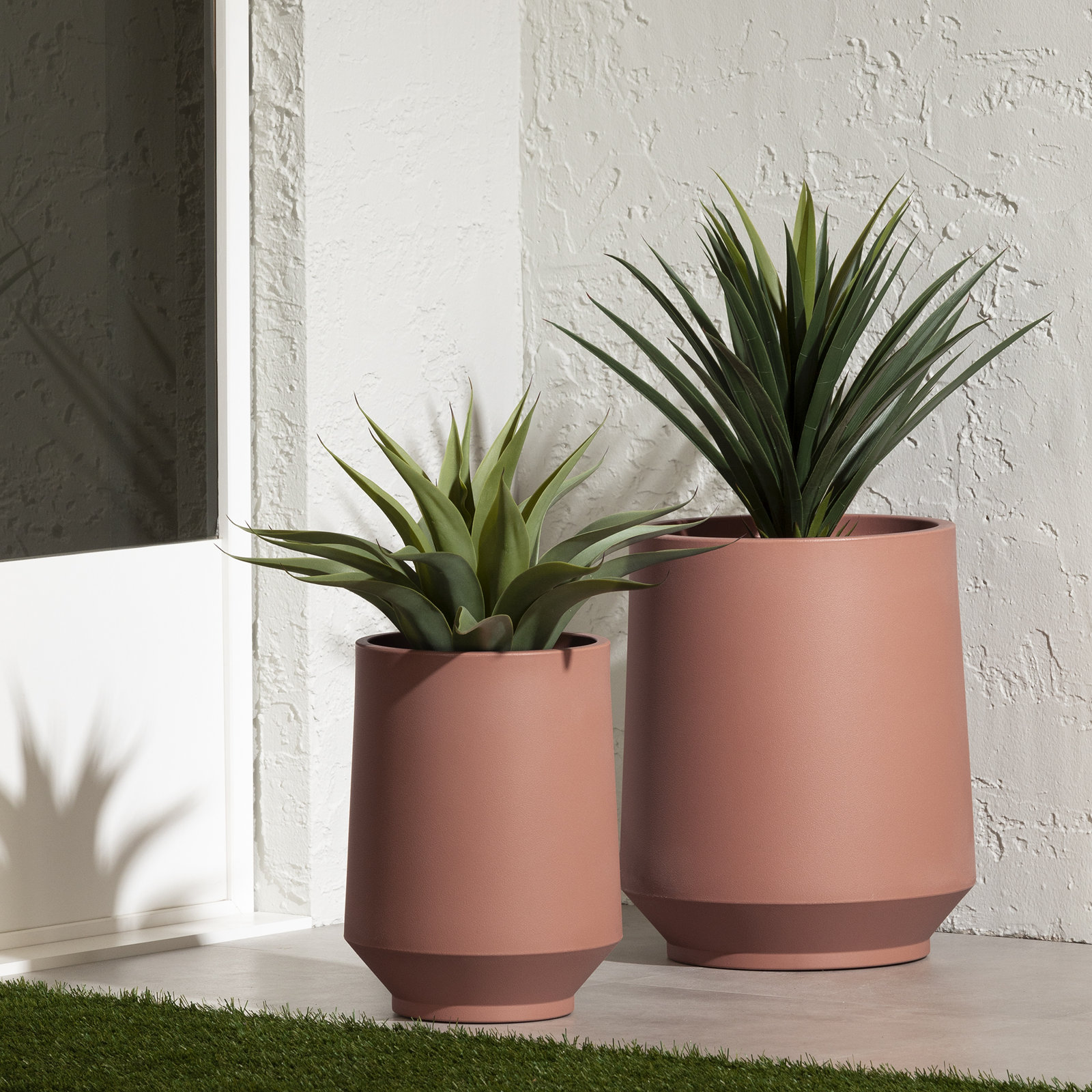 Dalya 16" Cachepot, Orange