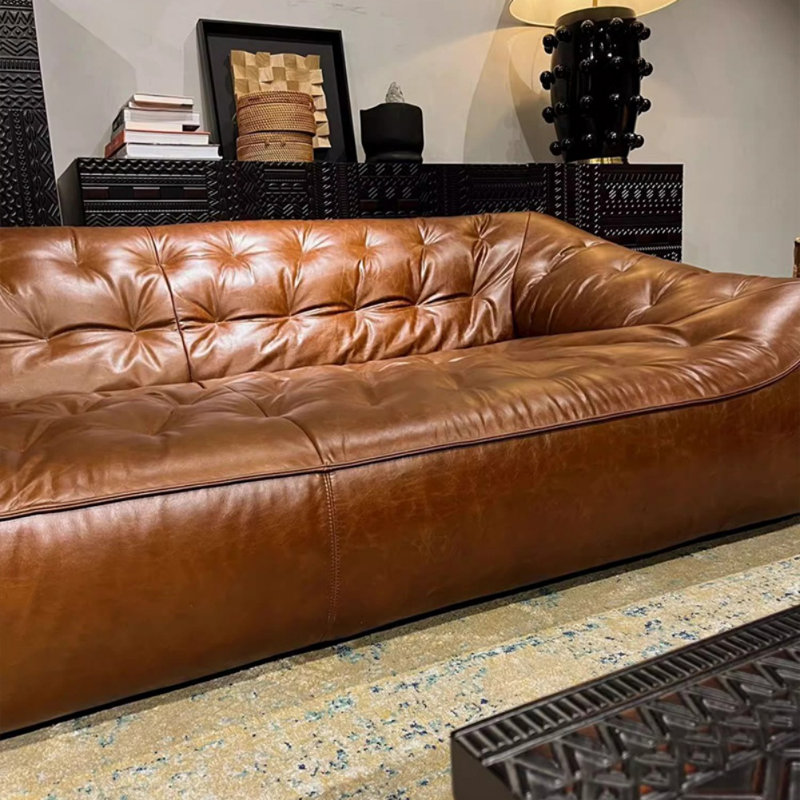 Mid-Century Modern Bean Bag Sofa