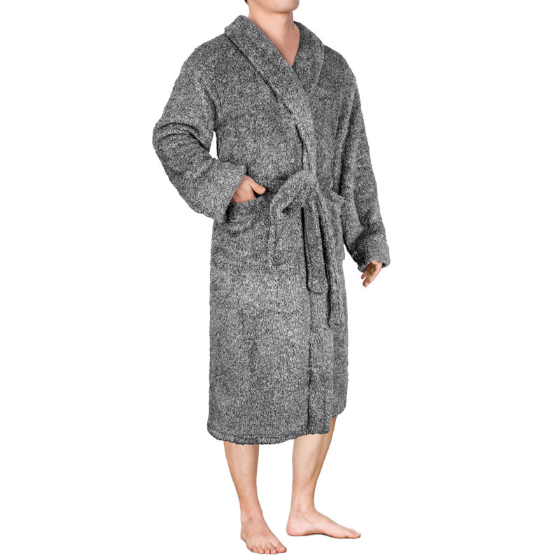 Peignoir P-R5004, Grand - très grand, Gris chiné