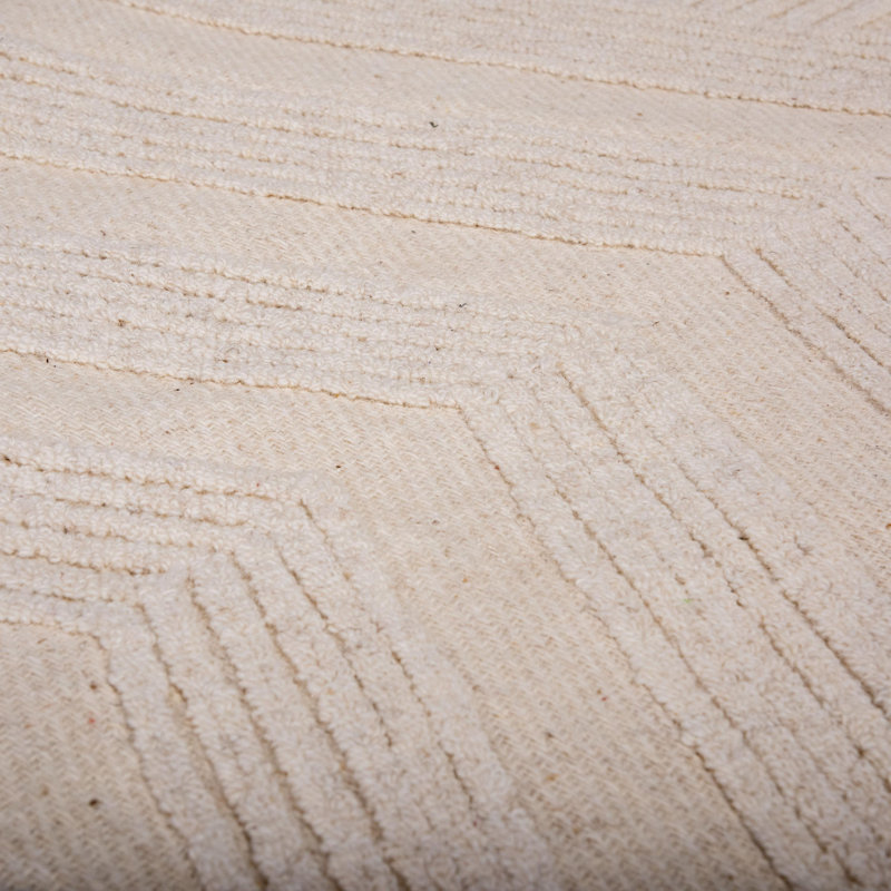 Tapis 100% laine touffeté à la main, Rectangle 7 pi 9 po x 9 pi 9 po