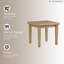 Table de bout en bois massif Gundrath