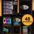 Digital Keypad 48 Keys Safe Cabinet For Wall - Robust Steel, Secure Key Facility - Security