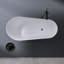 Baignoire de trempage autoportante 67 po. X 32 po. Avec surface piédestal