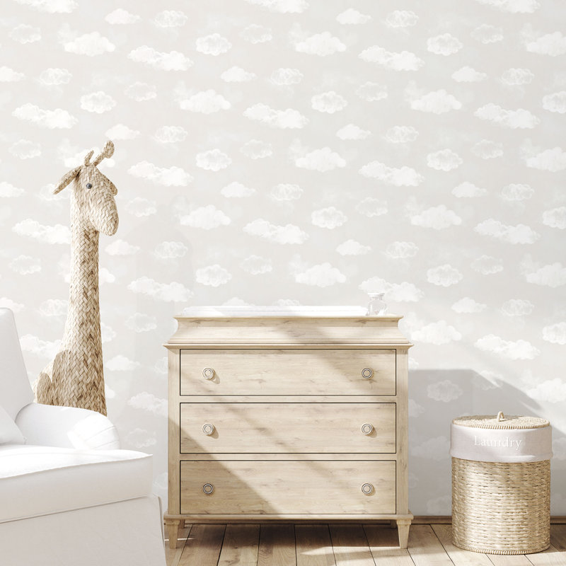 Epsom 10m x 53cm Matte Wallpaper Roll, Greige