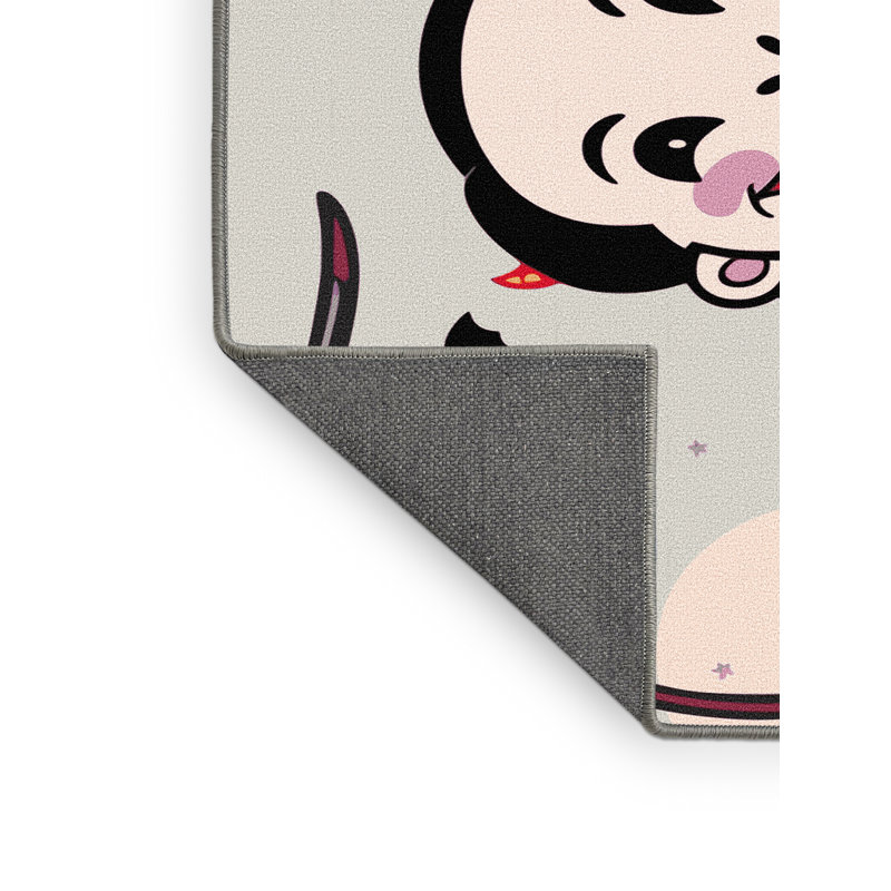 Tapis de vacances d'Halloween The Holiday Aisle®, Rectangle 6 pi x 9 pi