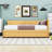 Linen Upholstered Daybed with Trundle-1873308359-1873308358