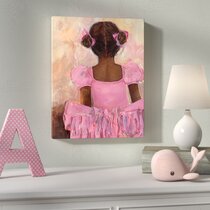 Little Ballerina Nursery Wall Art - Set Of 6 - Nursery Wall Art Decor