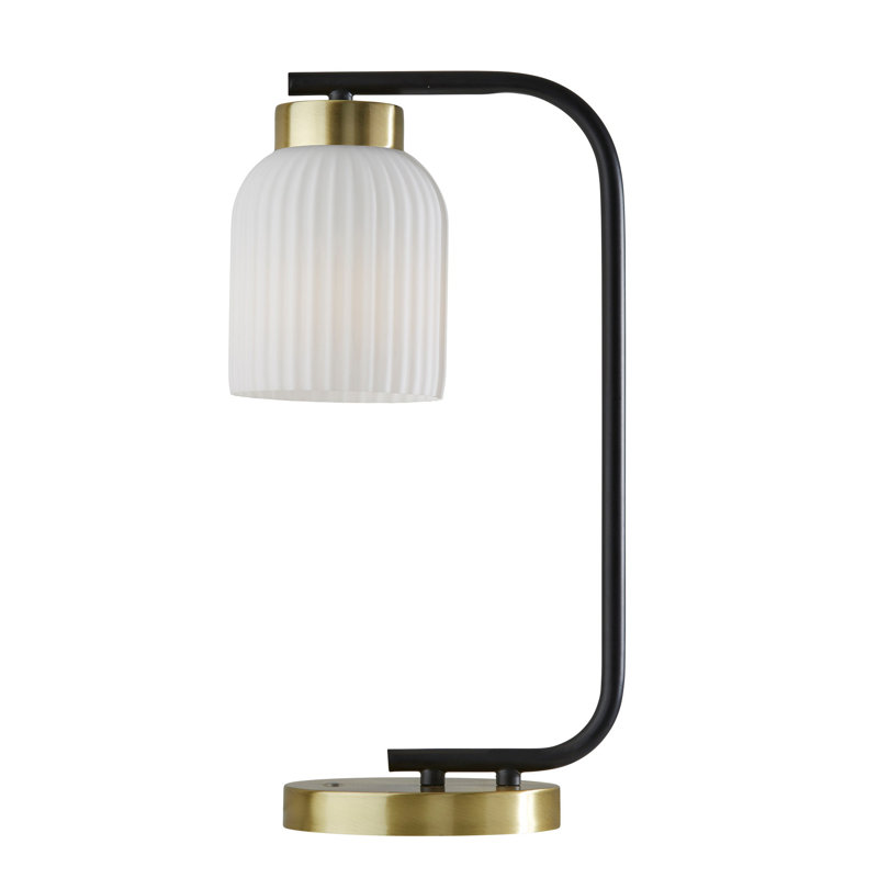 Textured Glass Desk Lamp