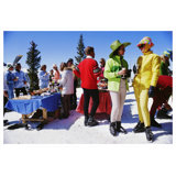 Snowmass Gathering Print by Slim Aarons