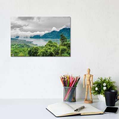 Lake Batur, Kintamani, Indonesia by Mark Paulda - Wrapped Canvas Print