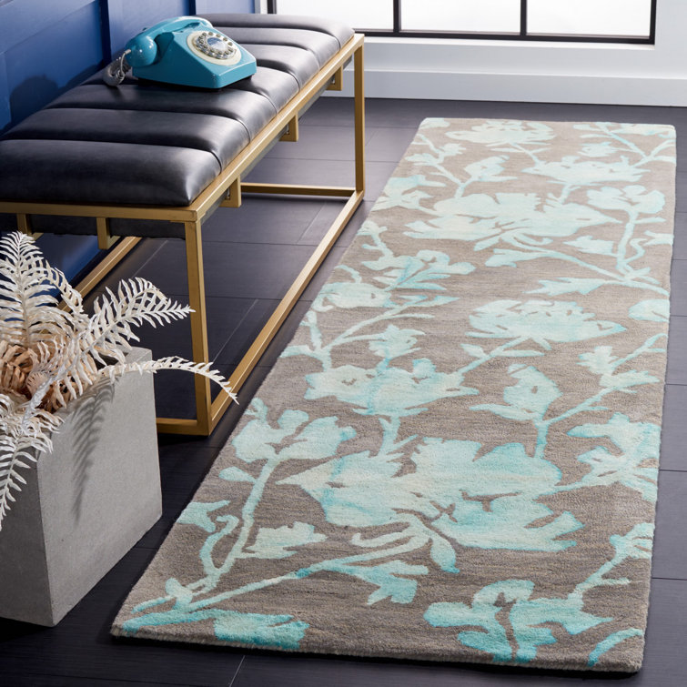 Coleman Hand Tufted Wool Floral Rug