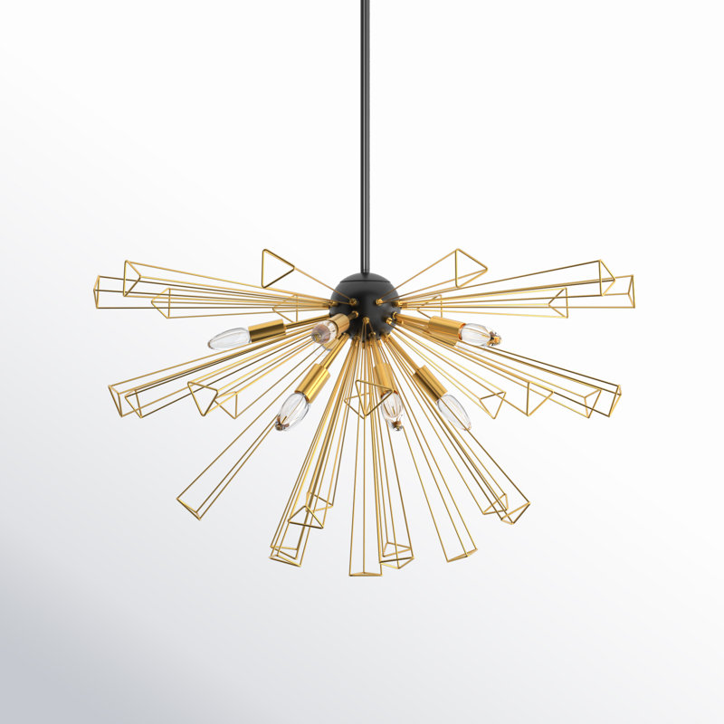 Lustre spoutnik moderne à 10 lumières Somers