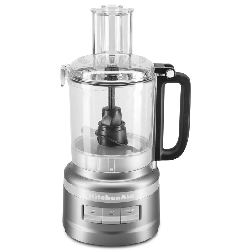 KitchenAid® 9 Cup Food Processor, Contour Silver