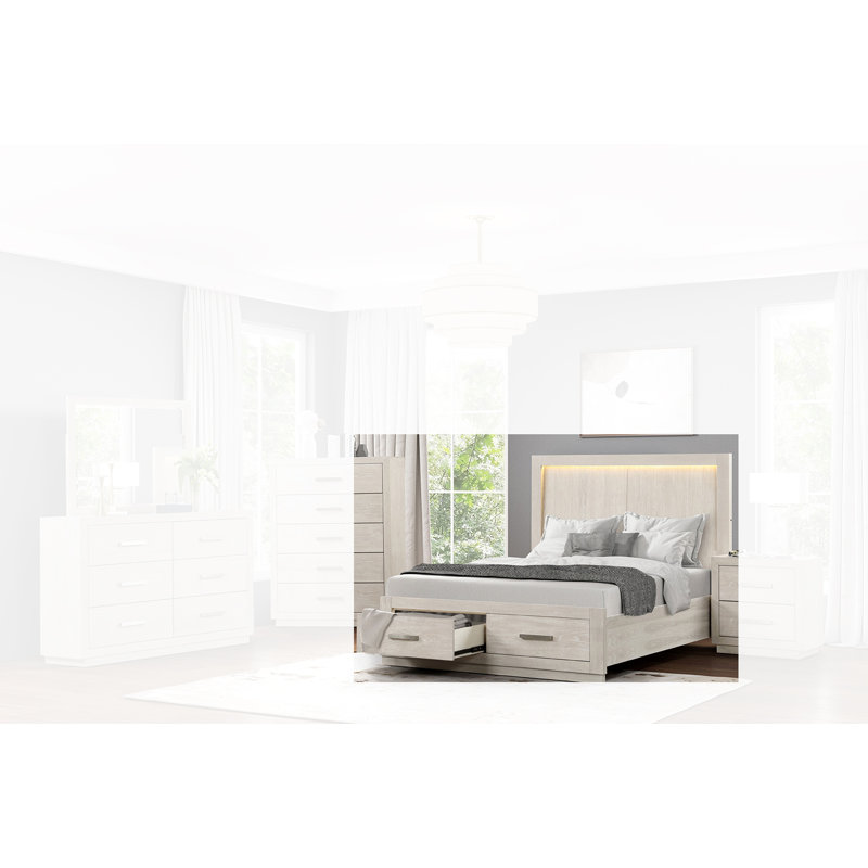 Stanfield Platform Storage Bed, King