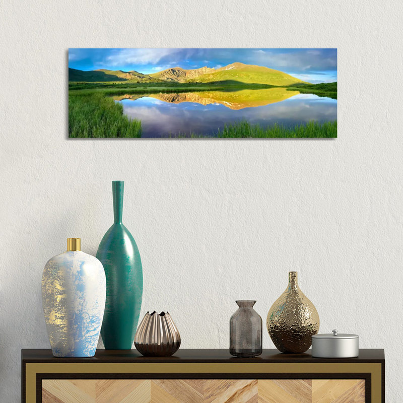 Mt Bierstadt As Seen From Guanella Pass, Colorado by Tim Fitzharris - Wrapped Canvas Panoramic Print