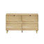 Commode 51 "en rotin avec tiroirs