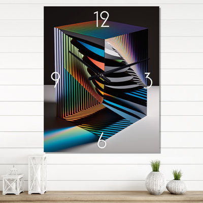 Structural Geometry Architecture I - Futuristic Architecture Wall Clocks