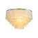 Adsett 6-Light Unique Coastal Natural Round Capiz Shell Flush Mount Ceiling