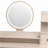 Stylish Vanity Table + Cushioned Stool,Touch Control LED Mirror,Large Capacity Storage Cabinet, 5 Drawers,Fashionable Makeup Furniture