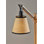 Lampe de bureau en bois massif Mansour