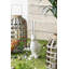 Figurine de lapin 8,3 po x 5,1 po x 18,5 po, blanc