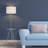 Elwina 56'' Satin Tray Table Floor Lamp with USB