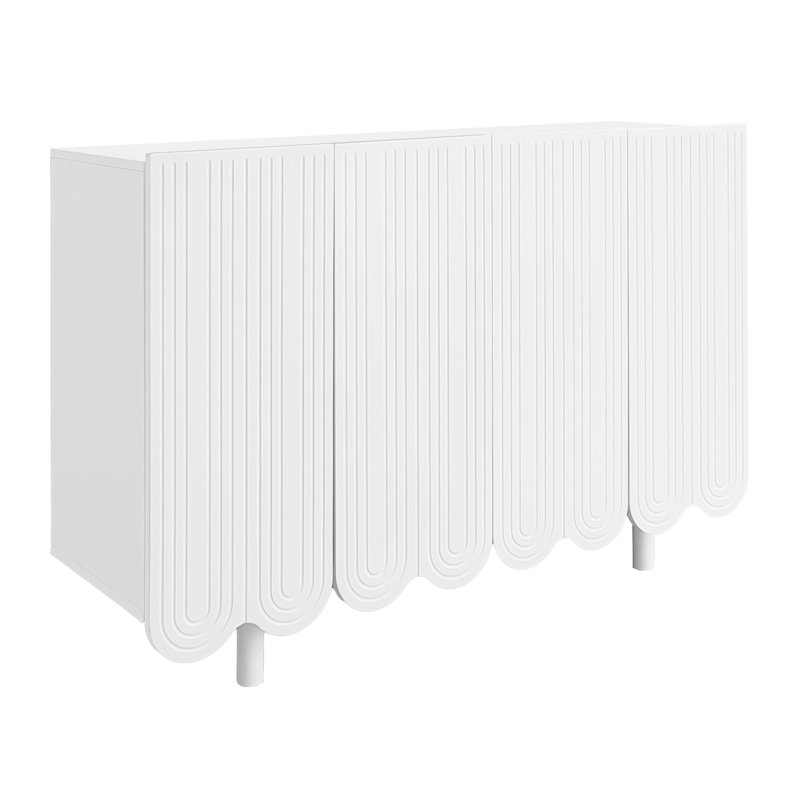 Conchata 120cm Sideboard, White