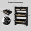 Armoire de rangement pour chaussures 16 paires avec 2 tiroirs de rangement Ciauna-1796759071
