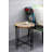 Round Side Table With Wood Top