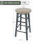 Swivel Solid Wood Counter Stool-1761226164