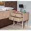 Jayda 60cm W Manufactured Wood Bedside Table