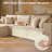  No Assembly Required Compression Packed 2-piece Cloud Modular Upholstered Sectional Sofa     -2040707267-2040707266